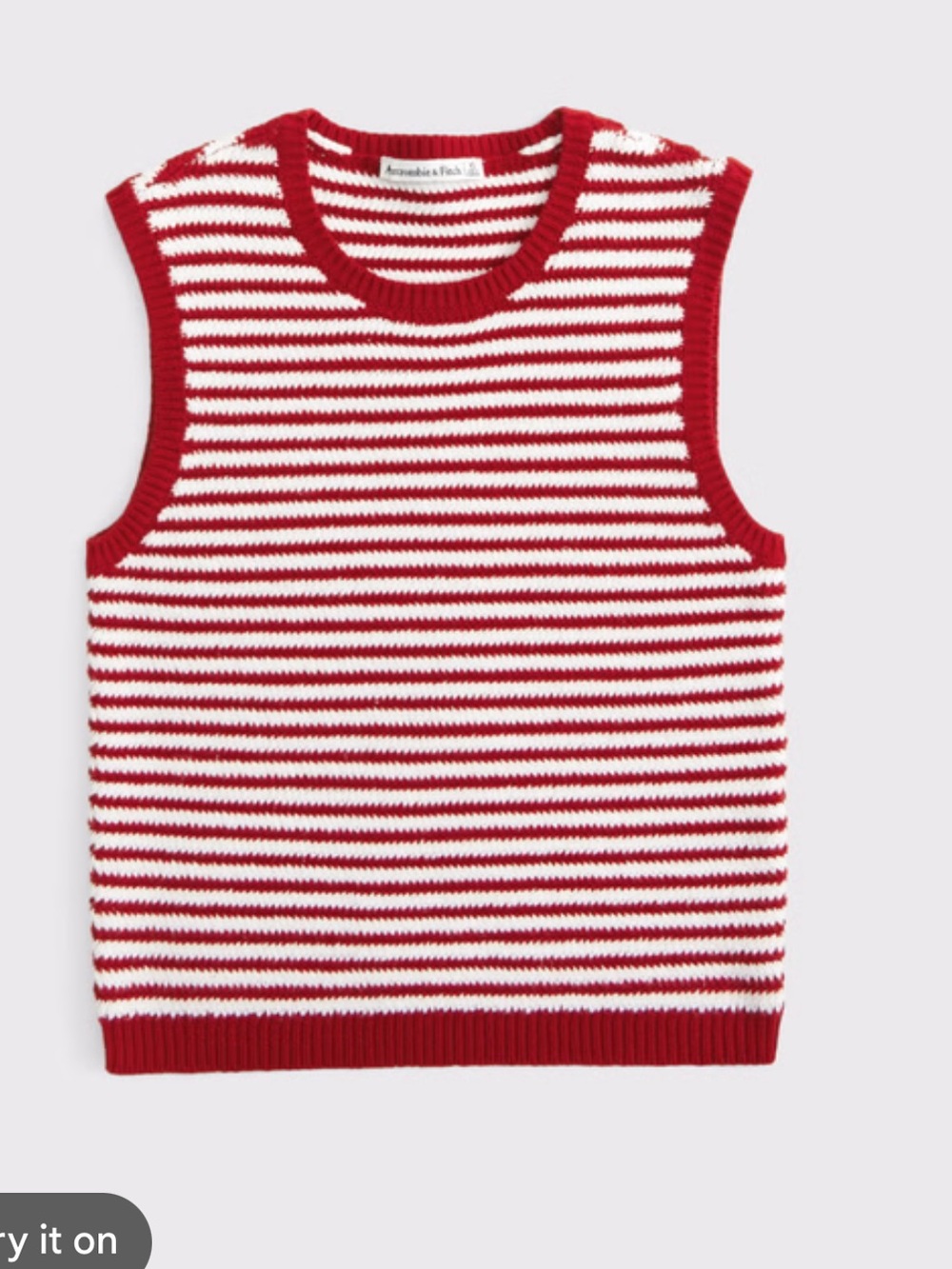 Abercrombie Crochet-Style Shell Top